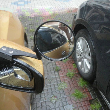 Vehicle Front Blind Area Wide-angle Adjustable Observation Mirror