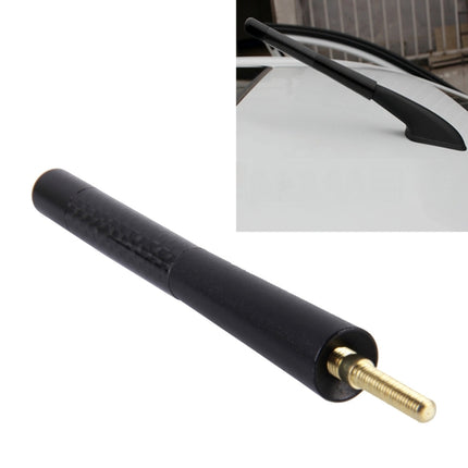 Carbon Fiber Aluminum Short Antenna Polished Universal Screws Base(Big Size), 12cm