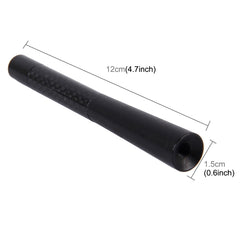 Carbon Fiber Aluminum Short Antenna Polished Universal Screws Base(Big Size)