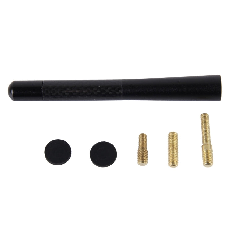 Carbon Fiber Aluminum Short Antenna Polished Universal Screws Base(Big Size)