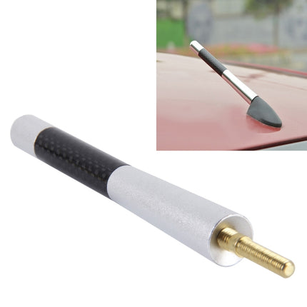Carbon Fiber Aluminum Short Antenna Polished Universal Screws Base(Big Size), 12cm