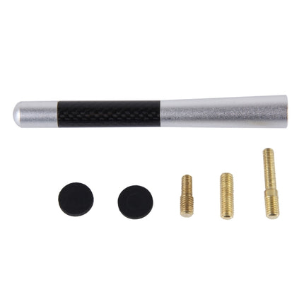 Carbon Fiber Aluminum Short Antenna Polished Universal Screws Base(Big Size), 12cm