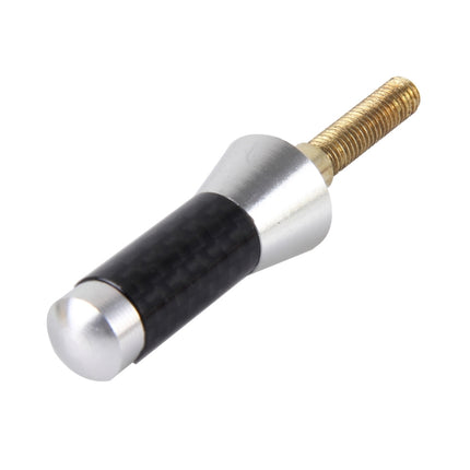 Carbon Fiber Aluminum Short Antenna Polished Universal Screws Base(Small Size), 3.4cm