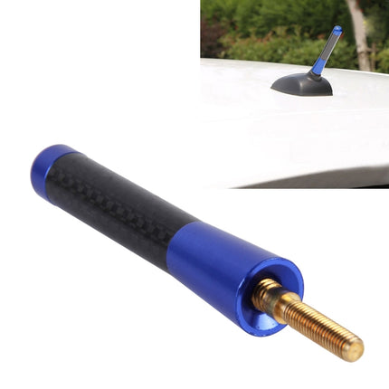 Carbon Fiber Aluminum Short Antenna Polished Universal Screws Base(Medium Size)