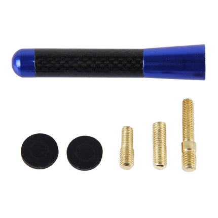 Carbon Fiber Aluminum Short Antenna Polished Universal Screws Base(Medium Size), 8cm