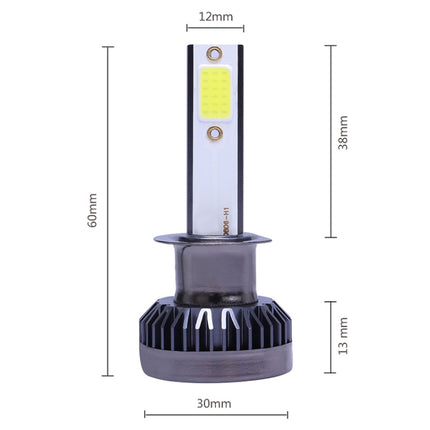 2 PCS H1 DC9-36V / 36W / 3000K / 6000LM IP68 Car / Motorcycle Mini COB LED Headlight Lamps / Fog Light