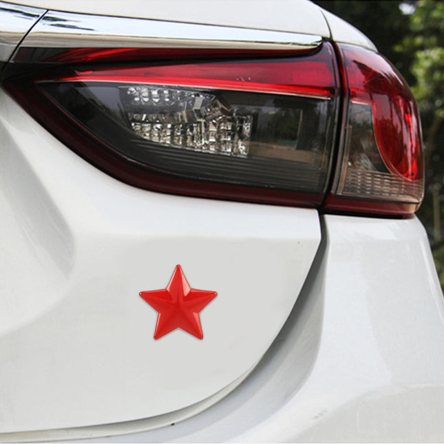 Star Pattern Car Metal Body Decorative Sticker