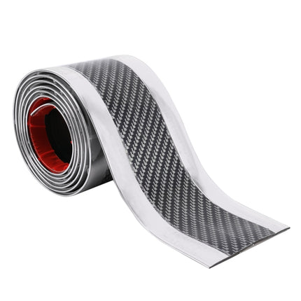 Universal Electroplate Carbon Fibre Car Door Threshold Decoration Strip Decorative Sticker, Size : 3CM x 2M