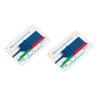 Plastic Tire Tread Depth Gauge(Blue) / Blue