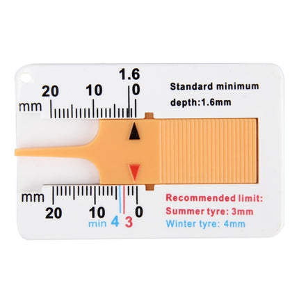 2pcs 0-20mm Plastic Tread Plan Refinding Rounds Refinding Outcome Exists Tread Tablets Plastic Tire Tread Depth Gauge, Plastic Tire Tread Depth Gauge, Plastic Tire Tread Depth Gauge(Blue)