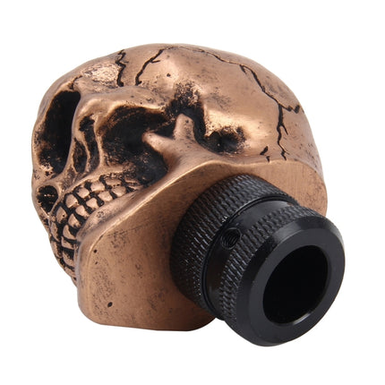 Universal Skull Head Shape Resin ABS Manual or Automatic Gear Shift Knob Fit for All Car
