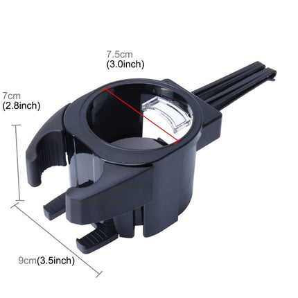 SHUNWEI SD-1027 Car Auto Multi-functional ABS Air Vent Drink Holder Bottle Cup Holder Phone Holder Mobile Mount, SD-1027(Black), SD-1027(Red)