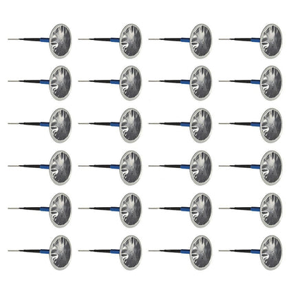 24 PCS 4mm Mushroom Nail-tyre Film Tyre Cold Patch Film Rubber Tire Repair Kit, 4mm