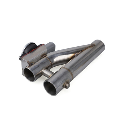 CNSPEED Y Shape 2 In 1 Car Remote Control Electric Exhaust Valve Pipe, Size: 2.5 inch, Size: 2.5 inch
