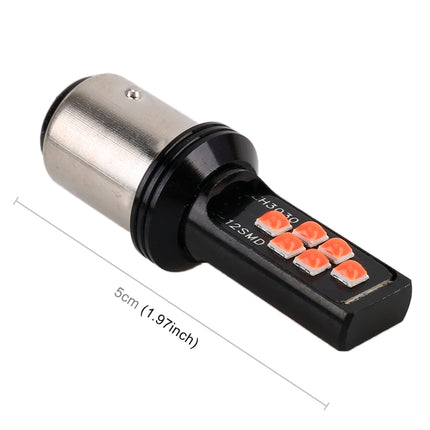 2 PCS 1157 DC9-16V / 3.5W Car Auto Brake Lights 12LEDs SMD-ZH3030 Lamps, with Constant Current