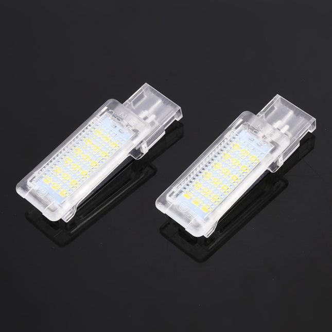 2 PCS DC12V / 1.5W / 6000K / 100LM Car Foot Nest Lights Footwell Lamp Seat Lamp 18LEDs SMD-3528 Lamps for Volkswagen