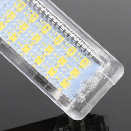 2 PCS DC12V / 1.5W / 6000K / 100LM Car Foot Nest Lights Footwell Lamp Seat Lamp 18LEDs SMD-3528 Lamps for Volkswagen