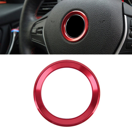 Aluminium Alloy Steering Wheel Decoration Ring Cover Sticker for BMW