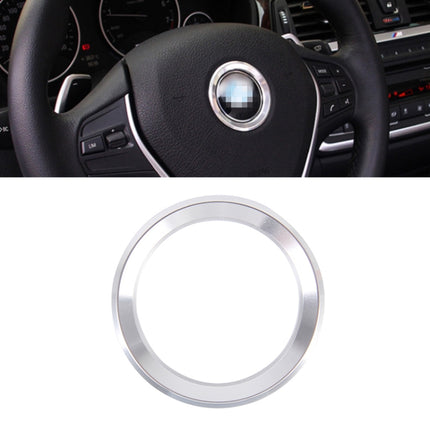 Aluminium Alloy Steering Wheel Decoration Ring Cover Sticker for BMW
