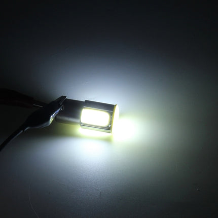 2 PCS 1156/BA15S 5W 6000K 350lm 4 COB LEDs Canbus Car Brake Light Tail Light Bulb, DC 12V