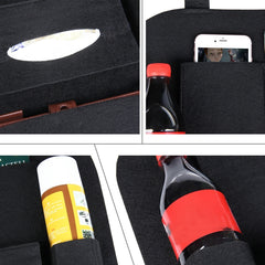KANEED Auto Car Backseat Organizer Multi-Pocket Travel Storage Bag for Sunglass Phone Tissue Beverage Drink Can, UK Stock Storage Bag, Storage Bag, US Stock Storage Bag