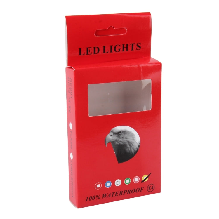 2 PCS 12V 3W  Eagle Eyes LED Strobe Light For Motorcycle ，Wire Length: 90cm