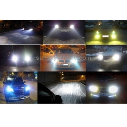 2 PCS 9006  Halogen Head Lamp 12V 100W 2400 LM 5000K Warm White Light, 9006