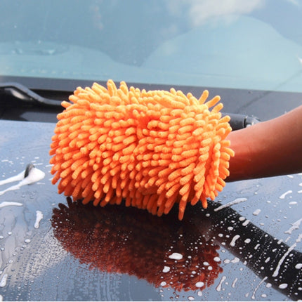 KANEED Ultrafine Fiber Chenille Anthozoan Car Washing Gloves Multi-functional Magic Car Brush (Random Color Delivery), Car Washing Gloves, UK Stock Car Washing Gloves, US Stock Car Washing Gloves