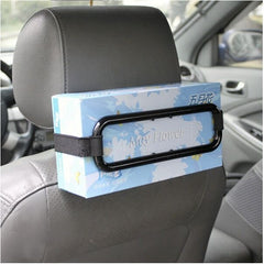 YQ-098 Vehicle Car Hanging Tissue Box Holder,Black