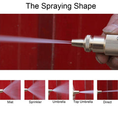 KANEED High Pressure Pure Copper Hose Nozzle Sprayer for Car Washing Garden/Lawn Watering Room/Deck/Floor Cleaning Support Adjustable Water Flow, Pure Copper Hose Nozzle Sprayer, UK Stock Pure Copper Hose Nozzle Sprayer���������������������������������...