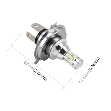 H4 50W 500 LM 6000K Car Fog Light with 16 CREE Lamps, DC 12V-24V