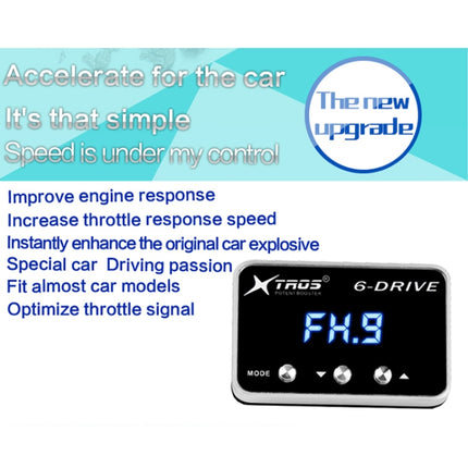 TROS TS-6Drive Potent Booster Electronic Throttle Controller for Jeep Wrangler JL 2018-2019, For Jeep Wrangler JL 2018-2019