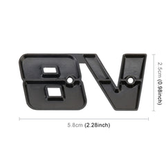 V8 Connect Shape Car Metal Body Decorative Sticker, Size : S
