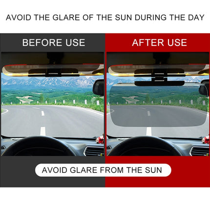 3R-2146 Car Double Side Anti-Glare Dazzling Goggle Driving Mirror Sun Visors, 3R-2146