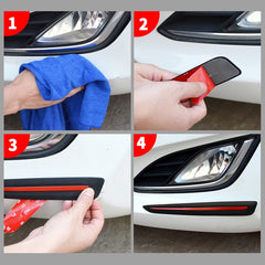 3R 2144 Car Body Bumper Guard Anti-collision Protector Strip Sticker, 3R 2144 Bumper Guard