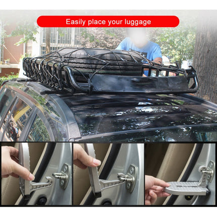 Multi-function Car Door Sill Step Pedals Pads, Pedals Pads (Silver)