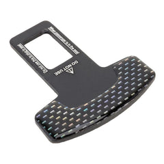 2 in 1 Car Carbon Fibre Safety Seat Belt Buckle Clip, Seat Belt Buckle Clip