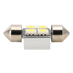 10 PCS 31mm DC12V / 2W / 7000K / 80LM 4LEDs SMD-5050 Car Reading Lamp