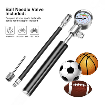 Portable High Pressure Pump Bicycle Pump Mini Mountain Bike Pump + Glue-free Tire Repair Box