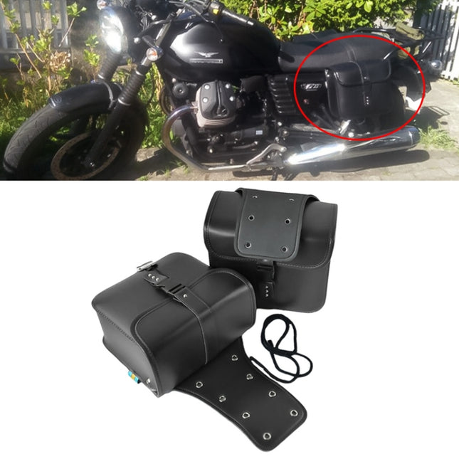 Motorcycle Accessories Modified Side of the Box Leather Bag Knight Bag Kit