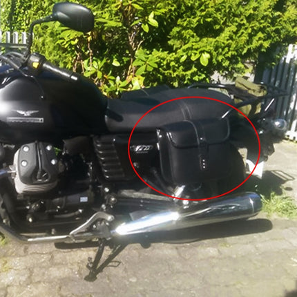 Motorcycle Accessories Modified Side of the Box Leather Bag Knight Bag Kit