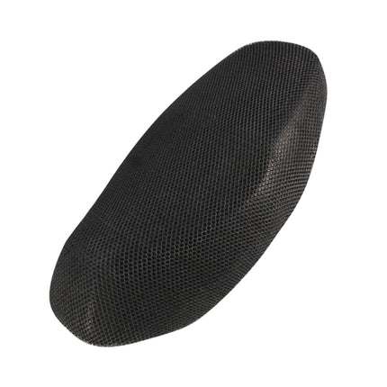 Motorcycle Breathable Sunscreen Double Layer 3D Honeycomb Small Hole Polyester Cushion Mesh, Size: L, Length: 86cm; Width: 51cm