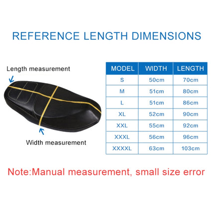 Motorcycle Breathable Sunscreen Double Layer 3D Honeycomb Small Hole Polyester Cushion Mesh, Size: XL, Length: 90cm; Width: 52cm