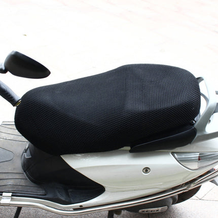 Motorcycle Breathable Sunscreen Double Layer 3D Honeycomb Small Hole Polyester Cushion Mesh, Size: XL, Length: 90cm; Width: 52cm