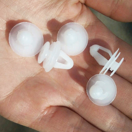 100 PCS Hole Plastic Rivets Fastener Push Clips