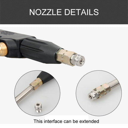 High Temperature High Pressure Large Hole Nozzle Water Gun for Steam Car Washer, Spray Nozzle Sector: 1.5