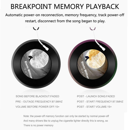 BT06 Dual USB Charging Smart Bluetooth 4.0 + EDR FM Transmitter MP3 Music Player Car Kit with 1.3 inch LED Screen, Support Bluetooth Call, TF Card & U Disk, BT06