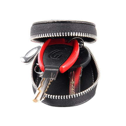 Universal Leather Crocodile Texture Waist Hanging Zipper Wallets Key Holder Bag (No Include Key)