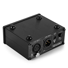 LINEPAUDIO A963 48V Pro Condenser Microphone Phantom Power Source, A963