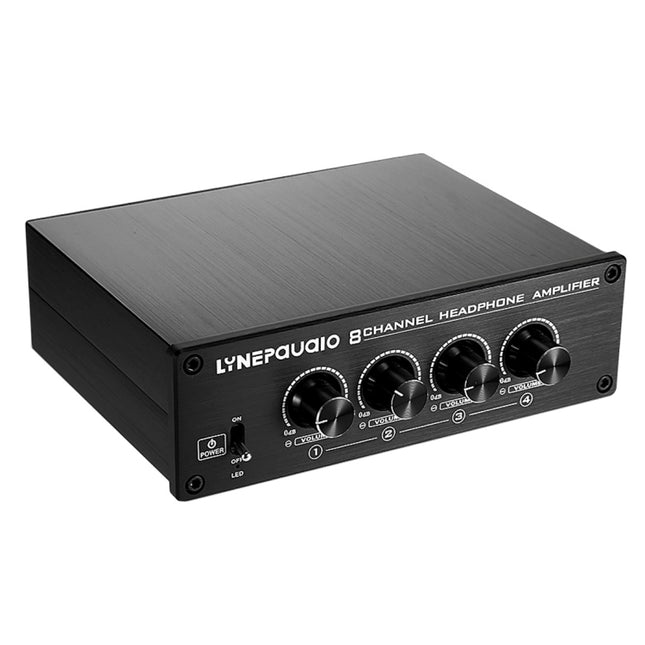 LINEPAUDIO A966 Pro Eight-channel Headphone Amplifier  Headphone Distributer Signal Amplifier, A966
